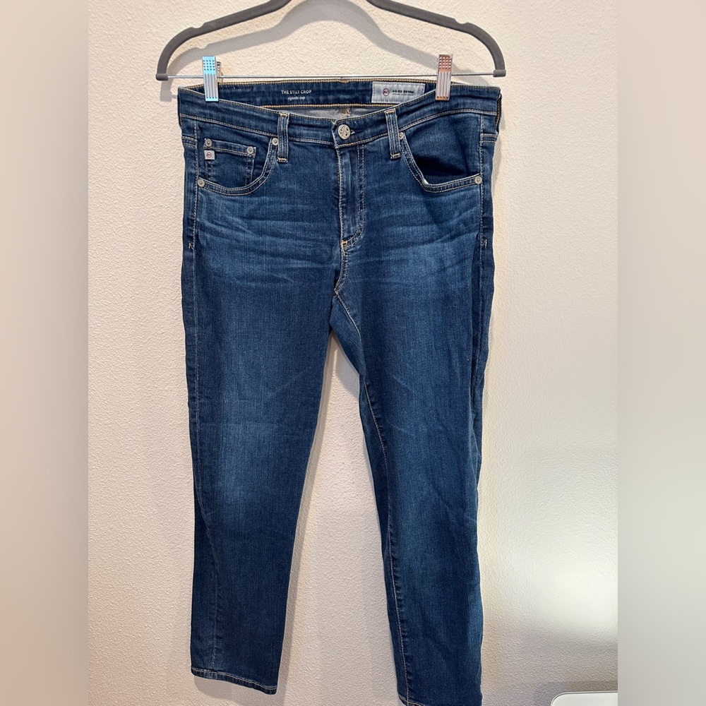 Adriano Goldschmied AG The Stilt Cigarette Cropped Jeans  Size 29R